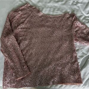 Norma Kamali off the shoulder Sparkling Sequin Top